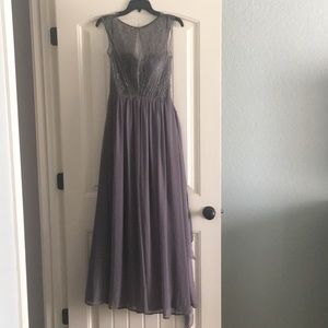 Formal gray dress